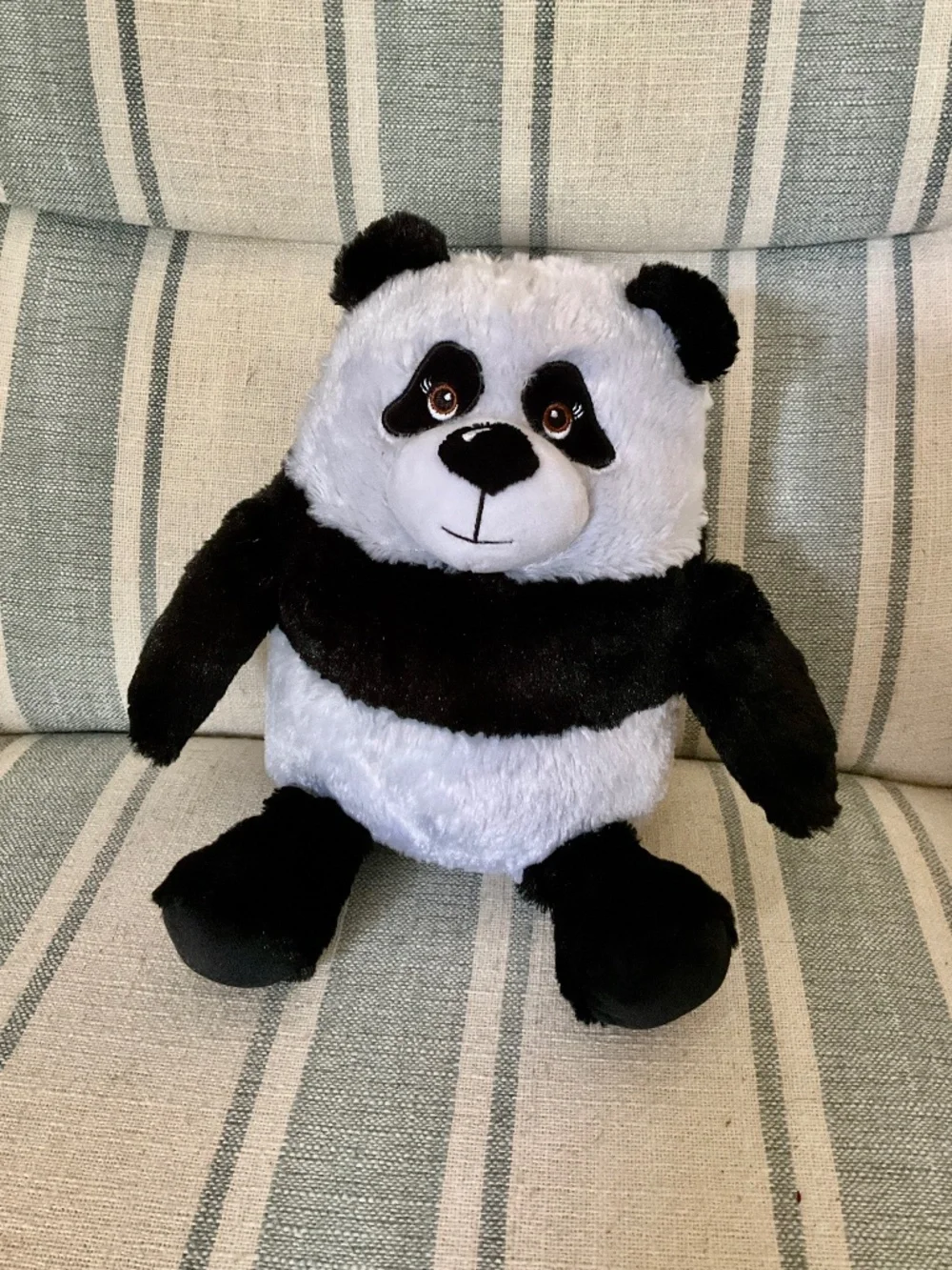 Sweet plush Paisley Panda Bear Cute and Cuddly sitting at 10 inches